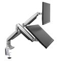 Eureka Ergonomics Dual Monitor Arm Desk Mount Silver ERK-MA-D02S